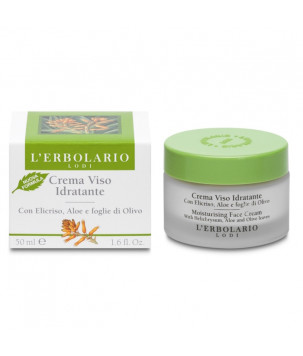 Крем для лица увлажняющий на основе цмина и алоэ L'Erbolario, 50 мл