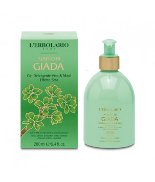 Гель очищуючий для обличчя та тіла "Нефритова квітка" L'Erbolario, 280 мл