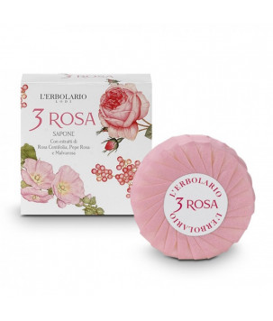 Мило ароматизоване "Три троянди" L'Erbolario, 100 г