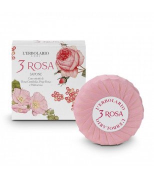 Мыло ароматизированное "Три розы" L'Erbolario, 100 г