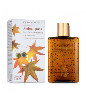 Гель для душа на основе легкой амбры с витамином Е L'Erbolario, 250 мл