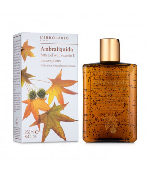 Гель для душу на основі легкої амбри з вітаміном Е L'Erbolario, 250 мл