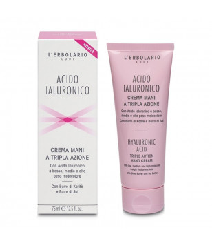 Зволожувальний крем для рук, з гіалуроновою кислотою L'Erbolario, 75 мл