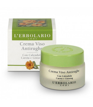 Крем для обличчя від зморшок на основі календули та моркви L'Erbolario, 30 мл