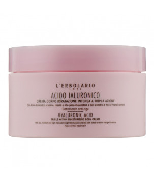 Крем для тіла з гіалуроновою кислотою L'Erbolario, 200 мл