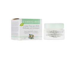 Крем для чутливої шкіри з ромашкою, іглицею і лакричником L'Erbolario, 30 мл