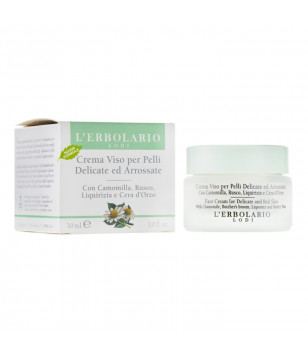 Крем для чутливої шкіри з ромашкою, іглицею і лакричником L'Erbolario, 30 мл
