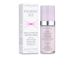 Крем з гіалуроновою кислотою для шкіри навколо очей L'Erbolario, 30 мл