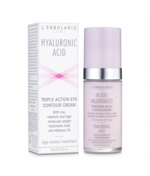Крем з гіалуроновою кислотою для шкіри навколо очей L'Erbolario, 30 мл