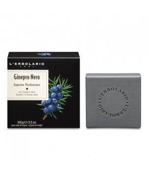 Мило ароматизоване "Чорний ялівець" L'Erbolario, 100 г