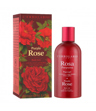 Піна для ванни-гель для душу «Пурпурова троянда» L'Erbolario, 250 мл