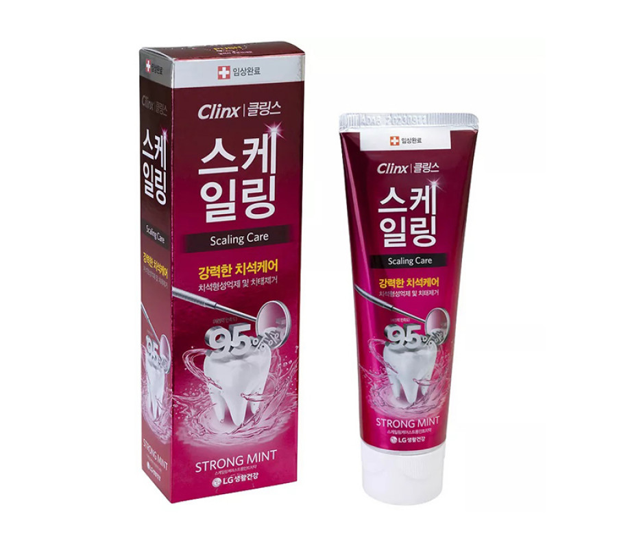 Perioe Clinx Strong Mint LG — зубная паста против зубного камня, 120 г