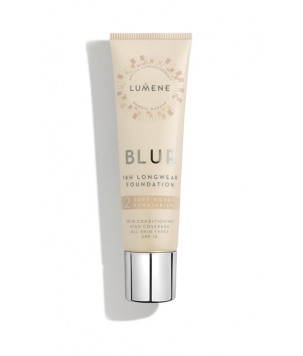 Стійка тональна основа Blur 16H Longwear Foundation SPF15 Lumene (2) Soft Honey, 30 мл