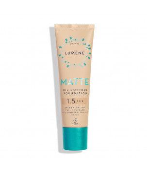 Тональна основа матуюча SPF20 Matte Oil-Control Foundation Lumene (1,5) Fair, 30 мл