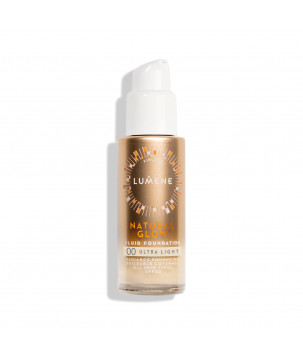 Тонувальний флюїд для обличчя Natural Glow Fluid Foundation SPF20 Lumene Ultra Light, 30 мл