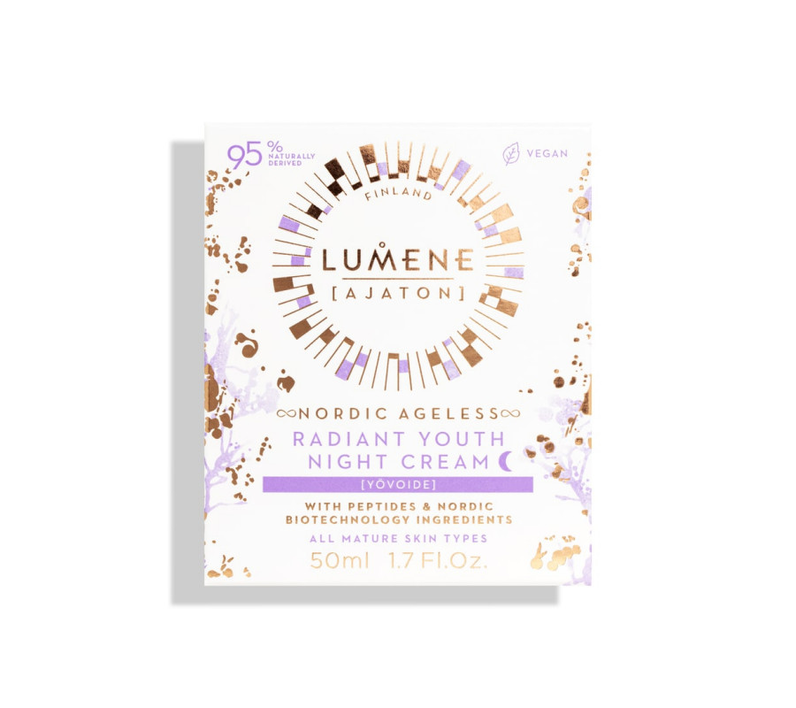 Интенсивный ночной крем Nordic Ageless [Ajaton] Radiant Youth Night Cream Lumene , 50 мл