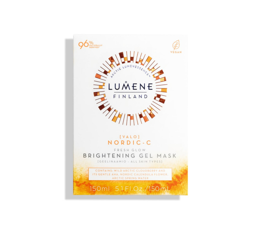 Осветляющая гелева маска для обличчя Valo Nordic-C Fresh Glow Brightening Gel Mask Lumene , 150 мл