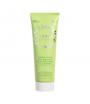 Очищувальний крем-пінка Nordic Clear Balancing Clay-To-Foam Cleanser Lumene , 125 мл