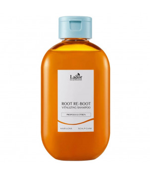 Шампунь від випадіння волосся для сухої шкіри голови з екстрактами прополісу та цитрона Root Re-Boot Vitalizin