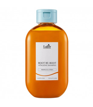 Шампунь от выпадения волос для сухой кожи головы с экстрактами прополиса и цитрона Root Re-Boot Vita