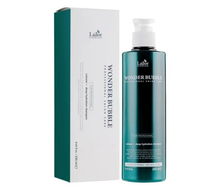 Зволожувальний шампунь для волосся Wonder Bubble Shampoo Lador, 250 ml