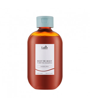 Шампунь від випадіння волосся для чутливої шкіри голови Lador Root Re-Boot Purifying Shampoo Ginger & Apple La