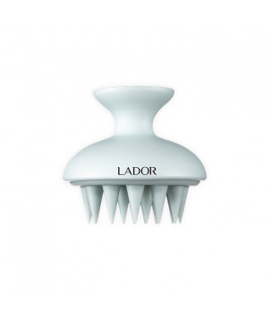Щітка для миття волосся та масажу голови Scalp Massager Shampoo Brush Light Blue Lador, 70*70*70мм