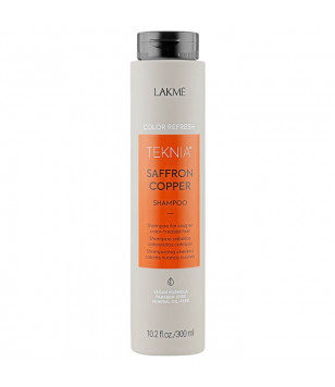 Шампунь для обновления цвета медных оттенков волос Teknia Color Refresh Saffron Copper Shampoo Lakme