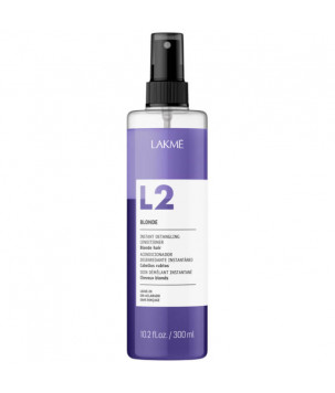 Двухфазный кондиционер для осветленных или седых волос L2 Violet Blonde Lakme, 300 мл