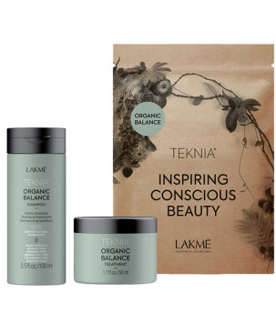Набір Teknia Organic Balance Lakmé, shm/100 мл + mask/50 мл