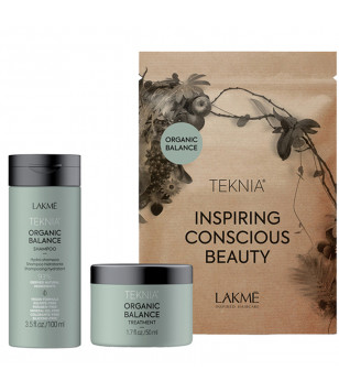 Набор Teknia Organic Balance Lakmé, shm/100 мл + mask/50 мл
