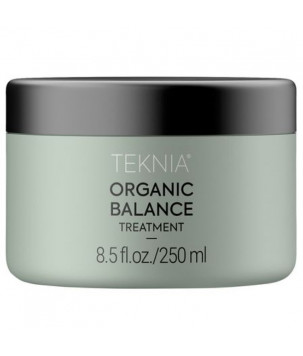 Інтенсивна зволожуюча маска для волосся всіх типів Teknia Organic Balance Treatment Lakmé, 250 мл