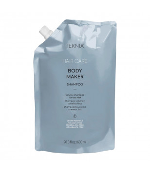 Шампунь для об'єму волосся, для тонкого волосся Teknia Body Maker Shampoo (дой-пак) Lakmé, 600 мл