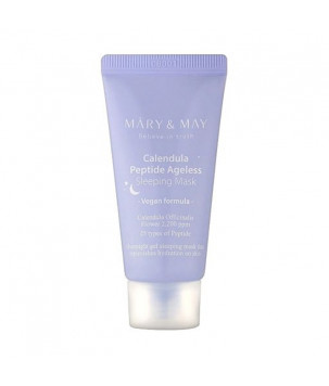 Гелева нічна маска для обличчя Calendula Peptide Ageless Sleeping Mask Mary & May, 30 г