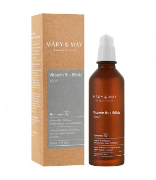 Тонер с бифидобактериями и витамином B5 Vitamine В5+ Bifida Toner Mary & May, 120 мл