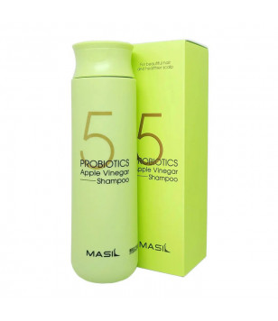 М'який безсульфатний шампунь з пробіотиками та яблучним оцтом 5 Probiotics Apple Vinegar Shampoo MASIL, 150 м