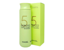 М'який безсульфатний шампунь з пробіотиками та яблучним оцтом 5 Probiotics Apple Vinegar Shampoo MASIL, 300 м