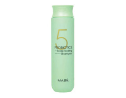 Шампунь для глибокого очищення шкіри голови 5 Probiotics Scalp Scaling Shampoo MASIL, 300 мл