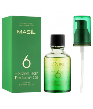 Парфумована олія для волосся 6 Salon Hair Perfume Oil MASIL, 60 мл