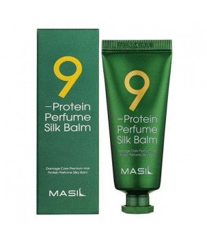 Незмивний бальзам з протеїнами для пошкодженого волосся 9 Protein Perfume Silk Balm MASIL, 20 мл