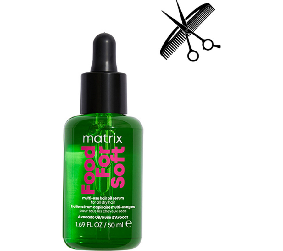 Мультифункціональна олія-сироватка Food For Soft Multi-Use Hair Oil Serum Matrix, 50 мл