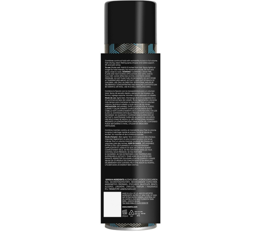 Спрей для фіксації та надання об'єму волоссю Vavoom Freezing Spray Finishing Spray Matrix, 500 мл