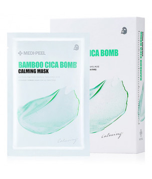 Заспокійлива маска Bamboo Cica Bomb Calming Mask Medi-Peel, 10x25 мл