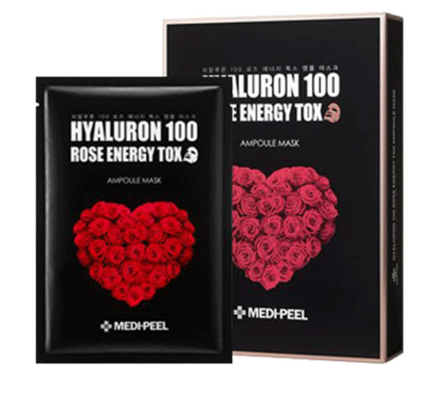 Маска детокс із екстрактом троянди Hyaluron 100 Rose Energy Tox Medi-Peel, 10x30 мл