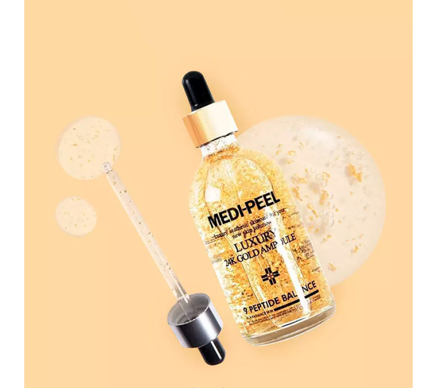Medi-Peel Luxury 24K Gold Ampoule — сироватка для обличчя із золотом, 100 мл