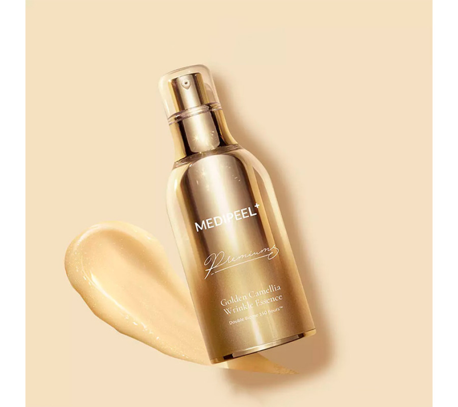 Medi-Peel Premium Golden Camellia Wrinkle Essence — есенція для обличчя з екстрактом золота та камелії, 50 мл