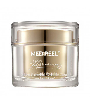 Антивозрастной крем для лица с экстрактом золота и камелии Premium Golden Camellia Wrinkle Cream Med