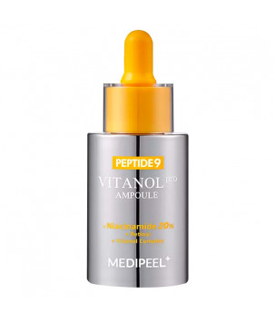 Сироватка для обличчя з пептидами та комплексом вітанолу Peptide 9 Vitanol Ampoule Pro Medi-Peel, 30 мл