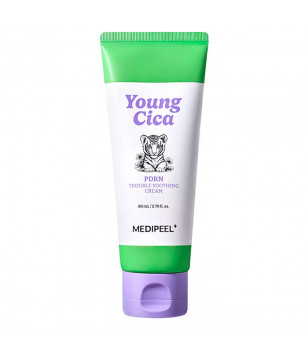 Успокаивающий крем для лица с центеллой и полинуклеотидами Young Cica PDRN Trouble Soothing Cream Me