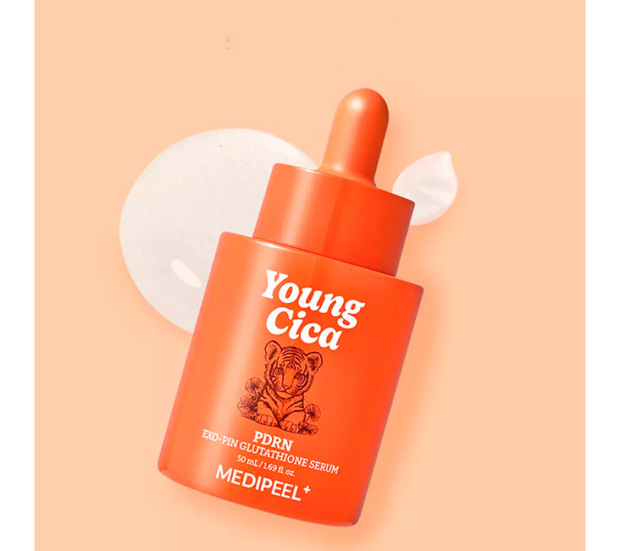Medi-Peel Young Cica PDRN Exo-Pin Glutathione Serum — освітлювальна сироватка для обличчя з глутатіоном, 50 мл